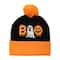 Orange & Black Light Up Boo Beanie by Celebrate It™
